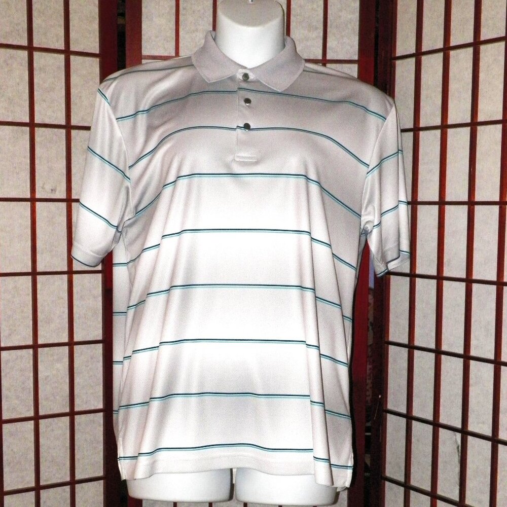 Ben Hogan Performance Shirt Polo Golf Pinstripe